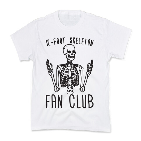 12-Foot Skeleton Fan Club Kids T-Shirt