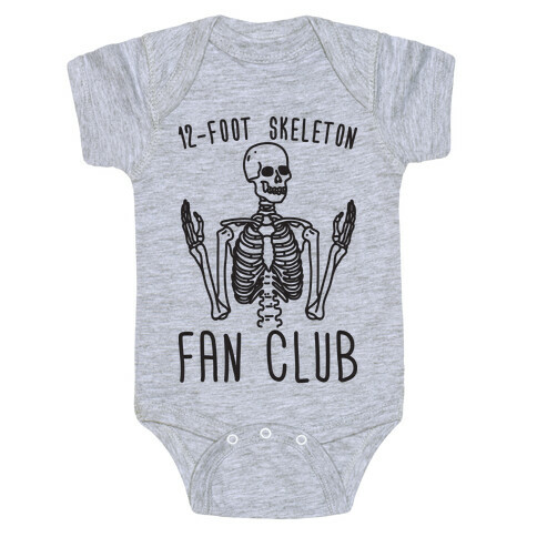 12-Foot Skeleton Fan Club Baby One-Piece
