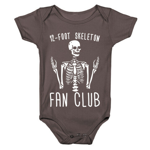 12-Foot Skeleton Fan Club Baby One-Piece