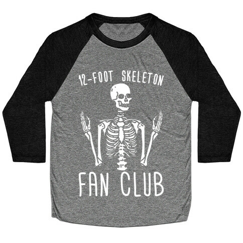 12-Foot Skeleton Fan Club Baseball Tee