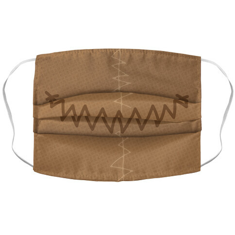 Scarecrow Face Accordion Face Mask