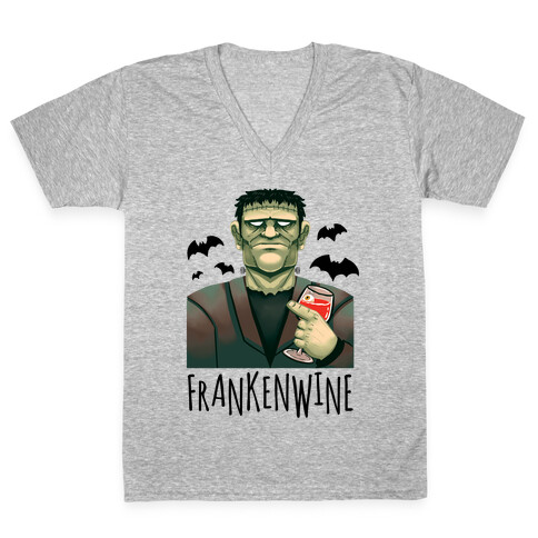 Frankenwine V-Neck Tee Shirt