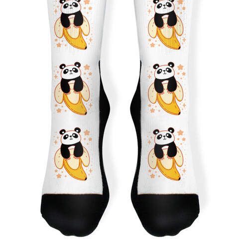 Banana Panda Sock