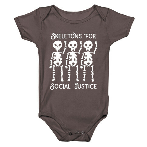 Skeletons for Social Justice Baby One-Piece