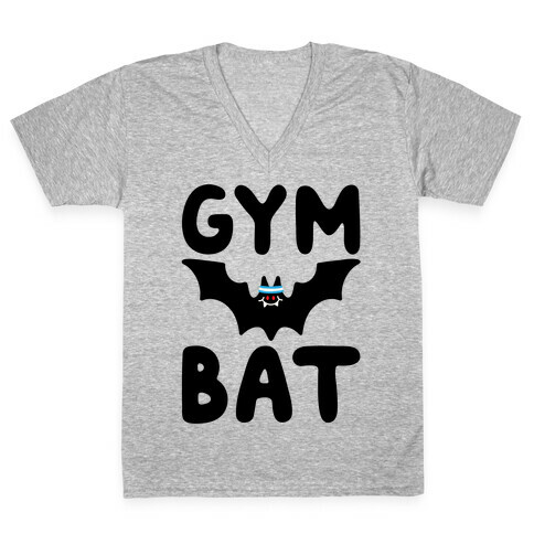 Gym Bat V-Neck Tee Shirt