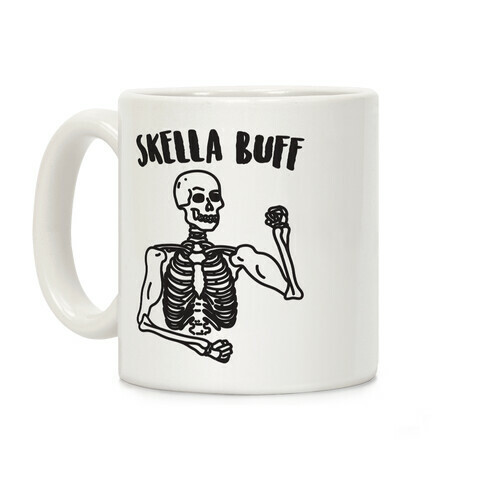 Skella Buff Skeleton Coffee Mug