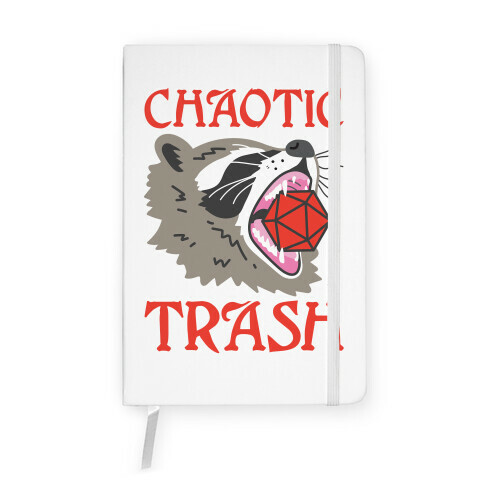 Chaotic Trash (Raccoon) Notebook