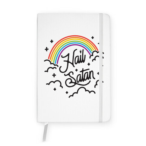 Hail Satan Rainbow Notebook