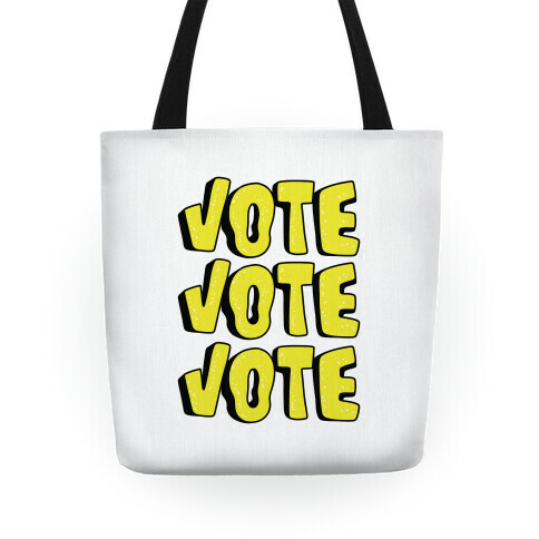 Vote Vote Vote! (Yellow) Tote