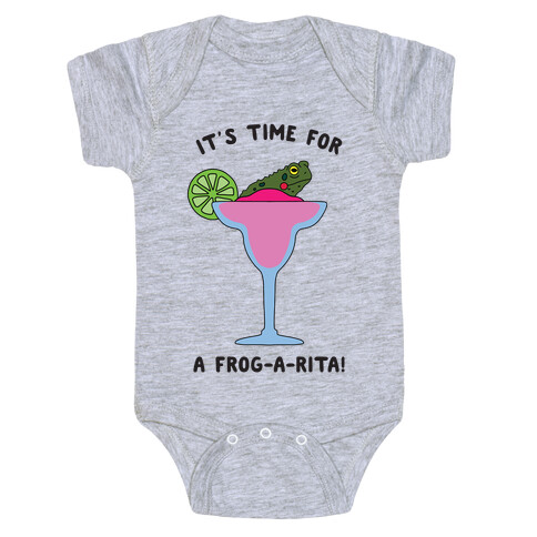 It's Time for a Frog-a-Rita Baby One-Piece