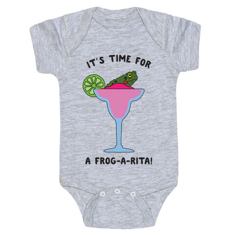 It's Time for a Frog-a-Rita Baby One-Piece