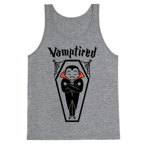 Vamptired Tired Vampire Tank Top