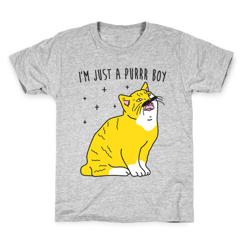 I'm Just A Purrr Boy (Freddie Cat) Kids T-Shirt