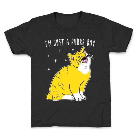 I'm Just A Purrr Boy (Freddie Cat) Kids T-Shirt