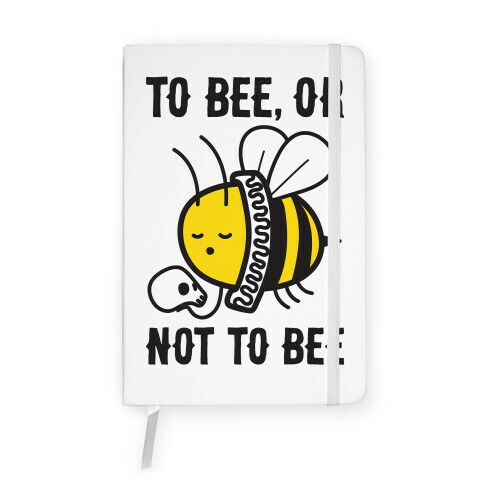 To Bee, Or Not To Bee Shakespeare Bee Notebook