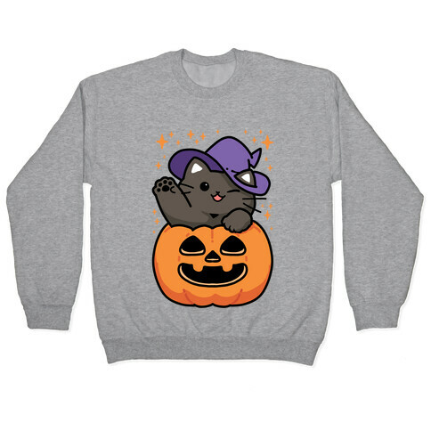 Cute Halloween Cat Pullover