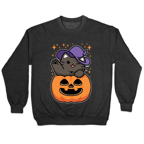 Cute Halloween Cat Pullover