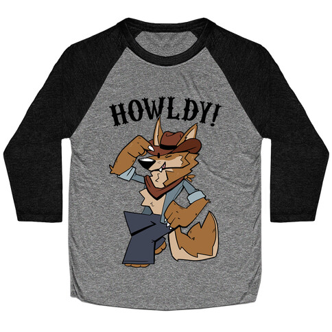 Howldy werewolf Baseball Tee