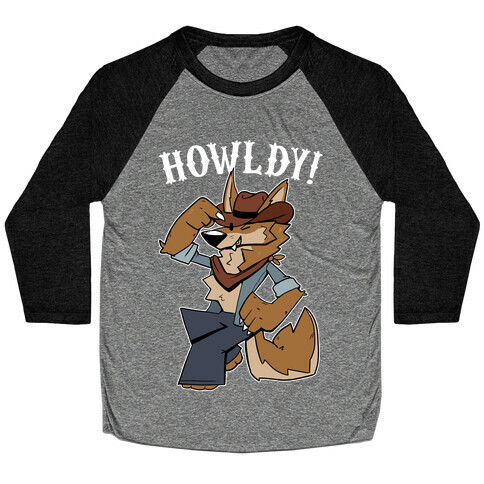 Howldy werewolf Baseball Tee