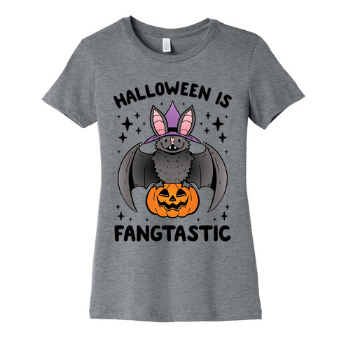 Halloween is Fangtastic Womens T-Shirt