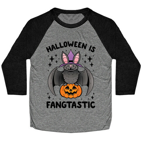 Halloween is Fangtastic Baseball Tee