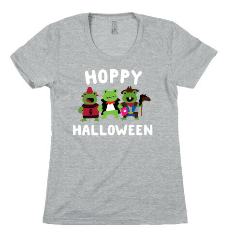 Hoppy Halloween Frogs Womens T-Shirt