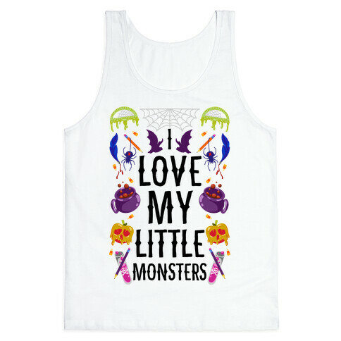I Love My Little Monsters Tank Top