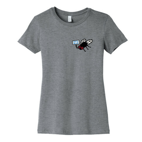 Vote Blue Fly Womens T-Shirt