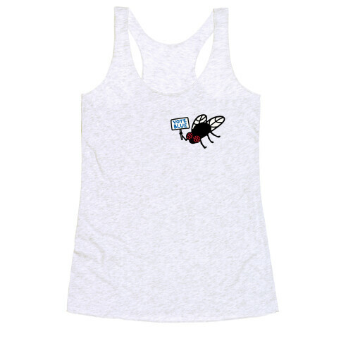 Vote Blue Fly Racerback Tank Top