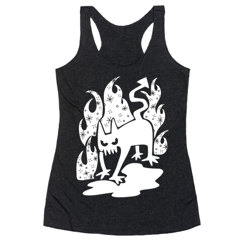 Demon Cat Racerback Tank Top