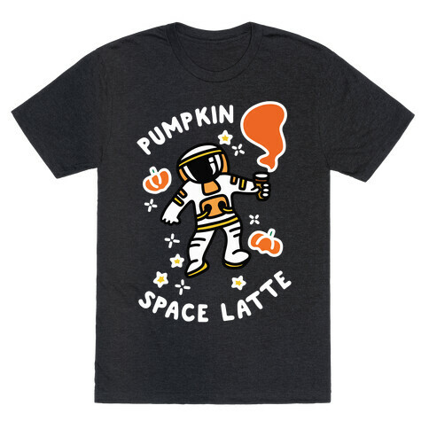 Pumpkin Space Latte Astronaut T-Shirt