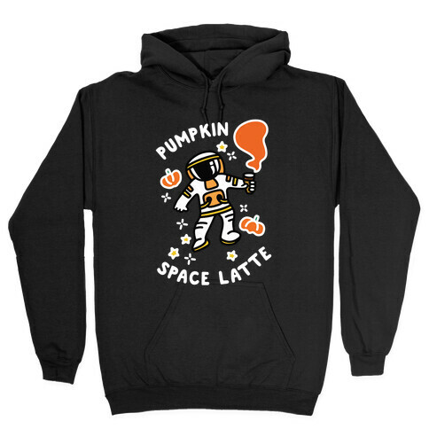 Pumpkin Space Latte Astronaut Hooded Sweatshirt