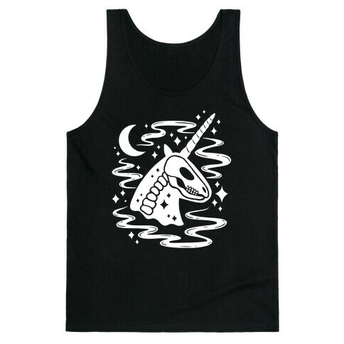 Spooky Ghost Unicorn Tank Top