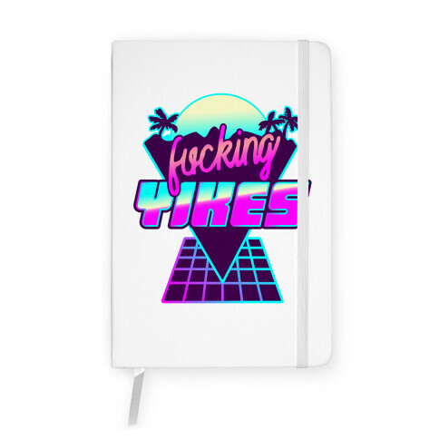 F***ing YIKES Retro Wave Notebook