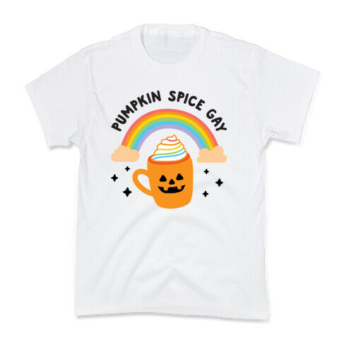 Pumpkin Spice Gay Kids T-Shirt
