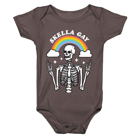 Skella Gay Skeleton Baby One-Piece