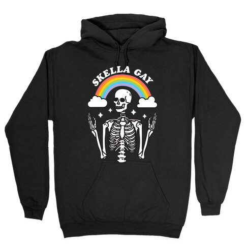 Skella Gay Skeleton Hooded Sweatshirt