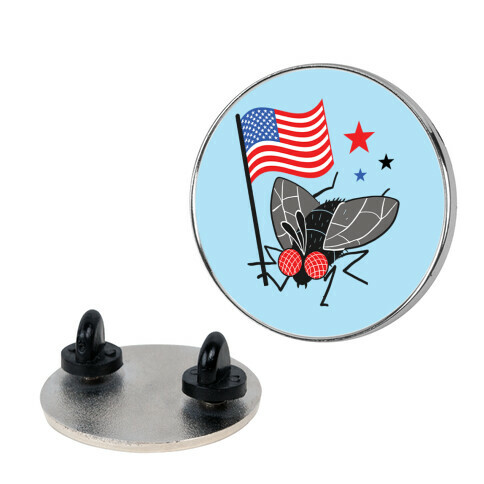 Flies For Freedom Pin