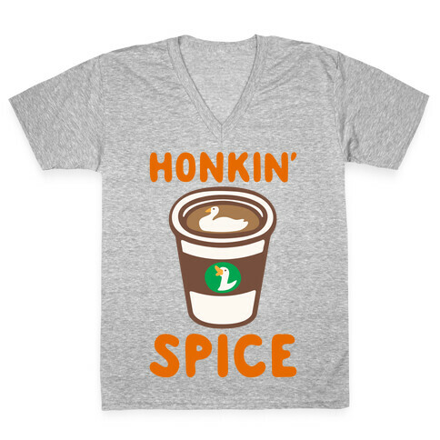 Honkin' Spice Parody V-Neck Tee Shirt