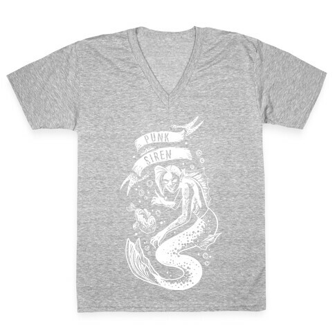 Punk Siren V-Neck Tee Shirt