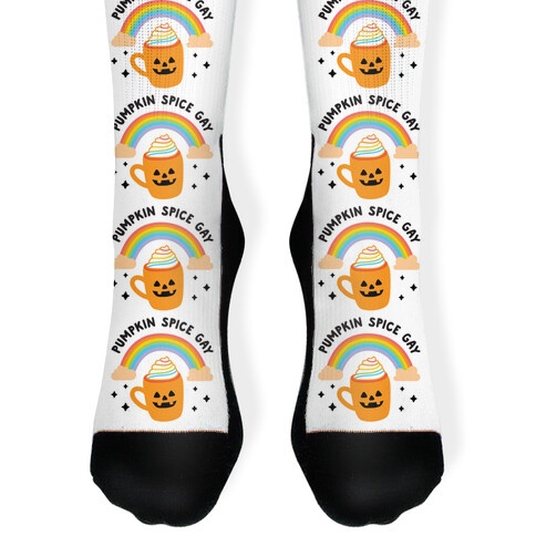 Pumpkin Spice Gay Sock