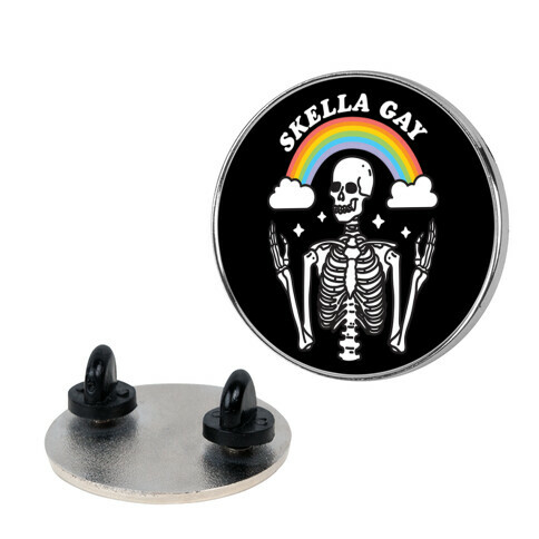 Skella Gay Skeleton Pin