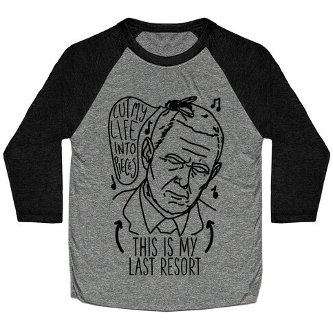 Pence Fly "Cut My Life into Pieces" Baseball Tee