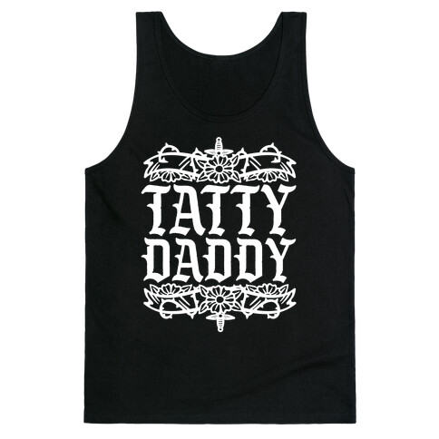 Tatty Daddy White Print Tank Top