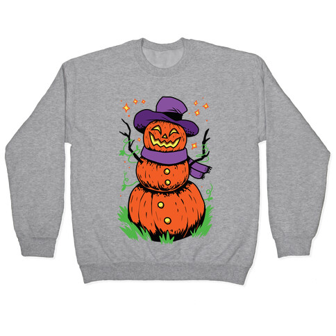 Pumpkin Snowman Pullover