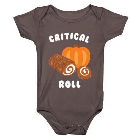 Critical Pumpkin Roll Baby One-Piece