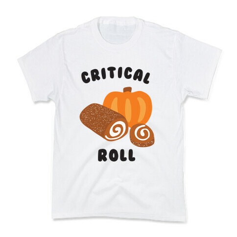 Critical Pumpkin Roll Kids T-Shirt