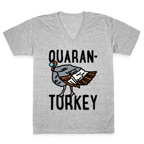 Quaran-Turkey V-Neck Tee Shirt