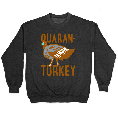 Quaran-Turkey White Print Pullover
