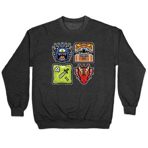 Pixel DnD Monsters Pullover
